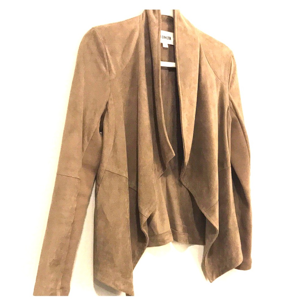 Soft Vegan Suede Jacket/Cardigan
